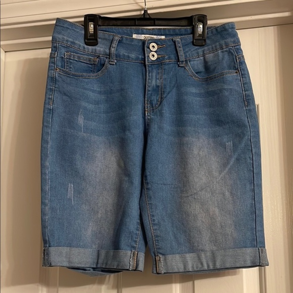 California Vintage Denim Blue girls Shorts size 9